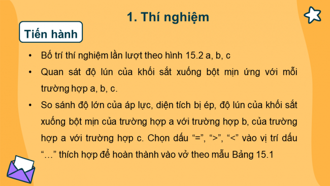 Soạn giáo án điện tử KHTN 8 KNTT Bài 15: Áp suất trên một bề mặt