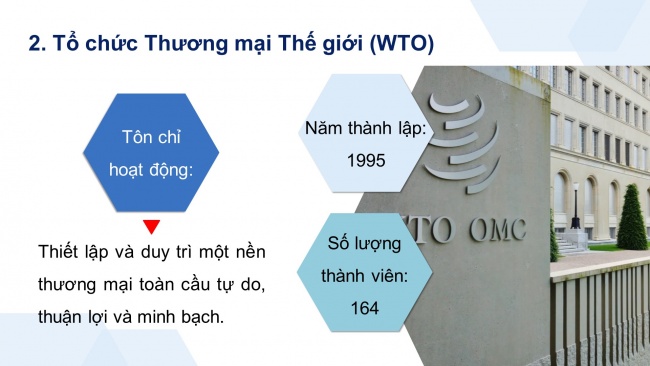 Soạn giáo án điện tử địa lí 11 KNTT Bài 4: Một số tổ chức quốc tế và khu vực, an ninh toàn cầu