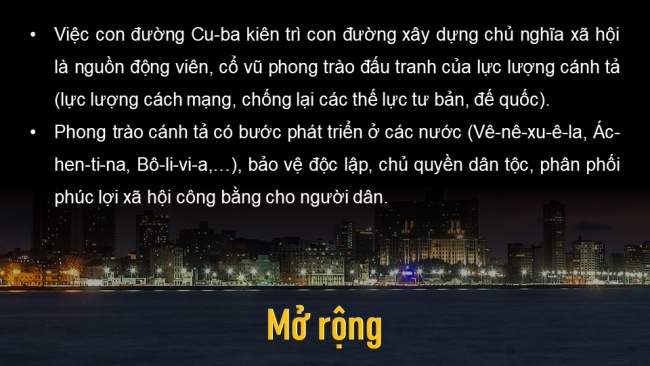 Soạn giáo án điện tử lịch sử 11 KNTT  Bài 4: Sự phát triển của chủ nghĩa xã hội từ sau Chiến tranh thế giới thứ hai đến nay (Phần 2)