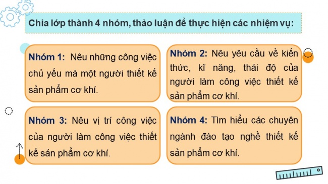 Soạn giáo án điện tử Công nghệ cơ khí 11 KNTT bài 2: Ngành nghề trong lĩnh vực cơ khí chế tạo