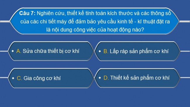 Soạn giáo án điện tử Công nghệ cơ khí 11 KNTT : Tổng kết Chương 1