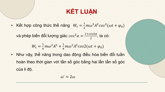 Soạn giáo án điện tử vật lí 11 CTST Bài 3: Năng lượng trong dao động điều hoà