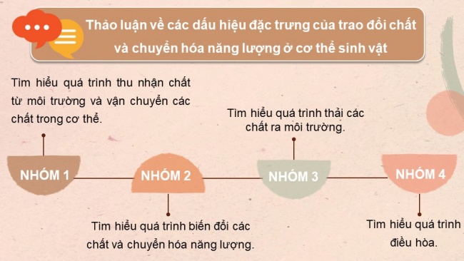 Soạn giáo án điện tử sinh học 11 CTST Bài 1: Khái quát về trao đổi chất và chuyển hoá năng lượng ở sinh vật