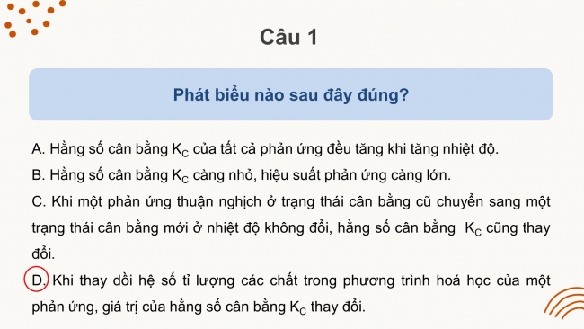 Soạn giáo án điện tử hóa học 11 CTST : Ôn tập chương 1