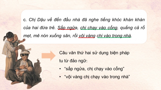 Soạn giáo án điện tử Ngữ văn 8 KNTT Bài 2 TH tiếng Việt: Biện pháp tu từ đảo ngữ