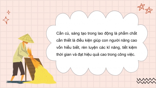 Soạn giáo án điện tử Công dân 8 CTST Bài 3: Lao động cần cù, sáng tạo