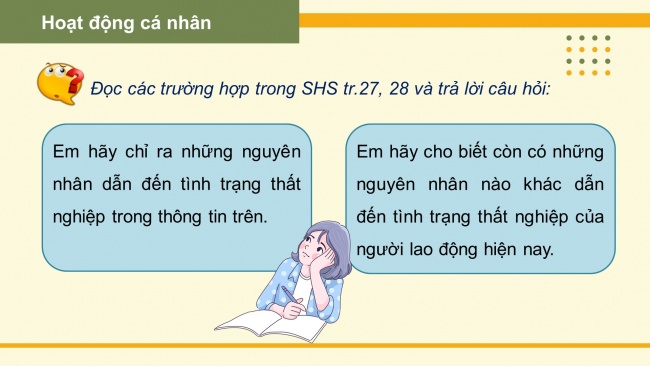 Soạn giáo án điện tử kinh tế pháp luật 11 CTST Bài 4: Thất nghiệp trong kinh tế thị trường