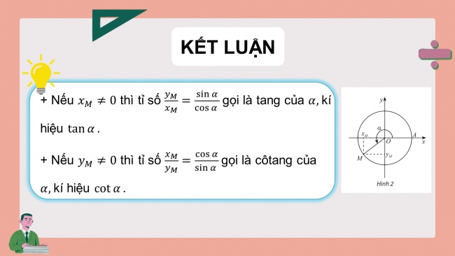 Soạn giáo án điện tử toán 11 CTST Bài 2: Giá trị lượng giác của một góc lượng giác