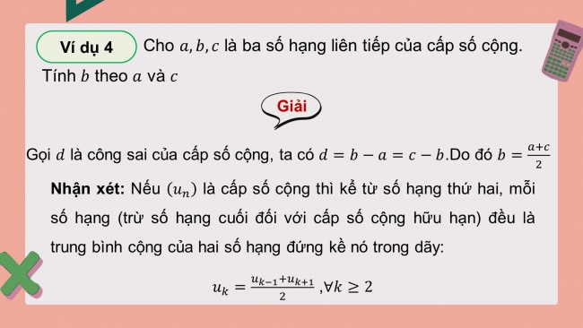 Soạn giáo án điện tử toán 11 CTST Bài 2: Cấp số cộng