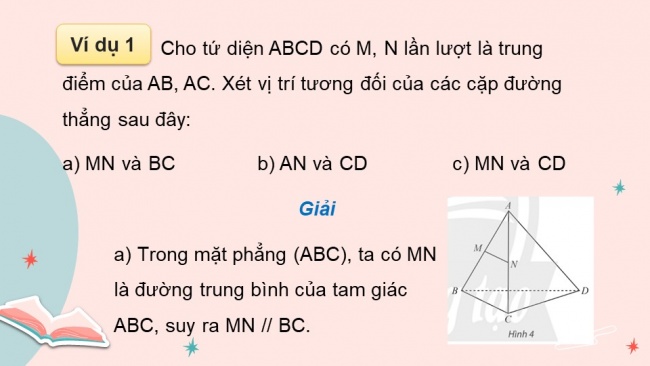 Soạn giáo án điện tử toán 11 CTST Bài 2: Hai đường thẳng song song