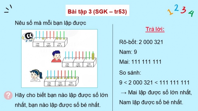 Soạn giáo án điện tử toán 4 KNTT Bài 16: Luyện tập chung 