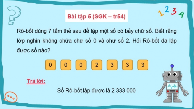 Soạn giáo án điện tử toán 4 KNTT Bài 16: Luyện tập chung 