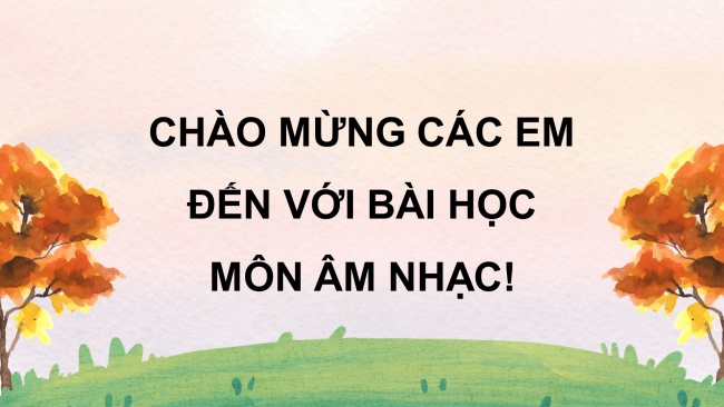 Soạn giáo án điện tử âm nhạc 4 cánh diều Tiết 4: Ôn tập nhạc cụ; Vận dụng