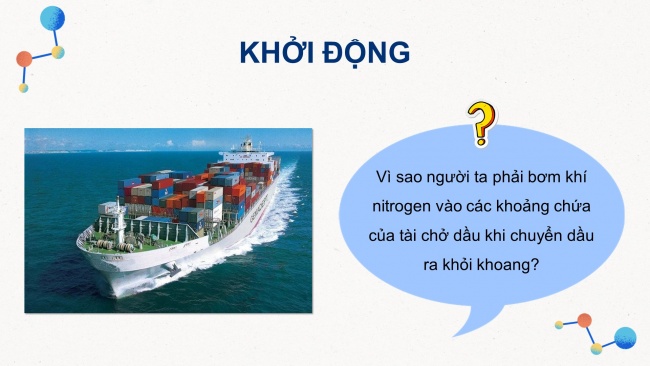 Soạn giáo án điện tử hóa học 11 Cánh diều  Bài 4: Đơn chất nitrogen