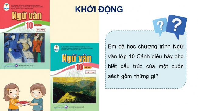 Soạn giáo án điện tử ngữ văn 11 Cánh diều Bài Mở đầu