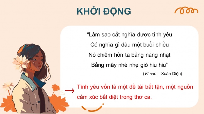 Soạn giáo án điện tử ngữ văn 11 Cánh diều Bài 1 Đọc 1: Sóng