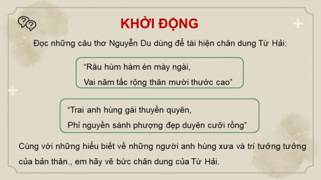 Soạn giáo án điện tử ngữ văn 11 Cánh diều  Bài 2 Đọc 4: Anh hùng tiếng đã gọi rằng