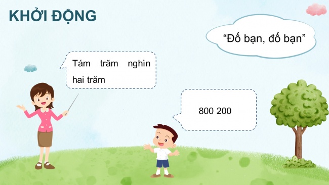 Soạn giáo án điện tử toán 4 CTST Bài 27: So sánh và xếp thứ tự các số tự nhiên