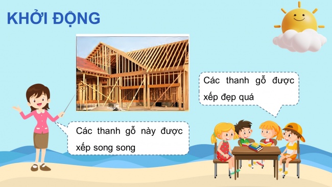 Soạn giáo án điện tử toán 4 CTST Bài 32: Hai đường thẳng song song