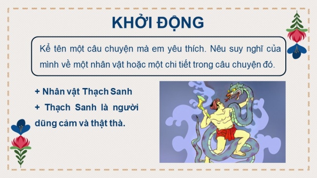 Soạn giáo án điện tử Tiếng Việt 4 CD Bài 8 Viết 1: Viết đoạn văn về một câu chuyện em thích