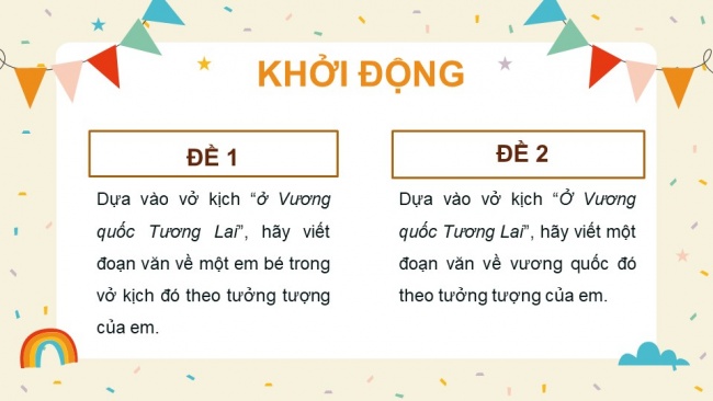 Soạn giáo án điện tử Tiếng Việt 4 CD Bài 8 Viết 3: Trả bài viết đoạn văn tưởng tưởng; Nói và nghe 2: Trao đổi: Em đọc sách báo