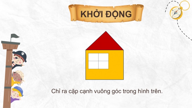 Soạn giáo án điện tử toán 4 KNTT Bài 28: Thực hành và trải nghiệm vẽ hai đường thẳng