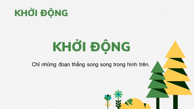 Soạn giáo án điện tử toán 4 KNTT Bài 30: Thực hành và trải nghiệm vẽ hai đường thẳng song song