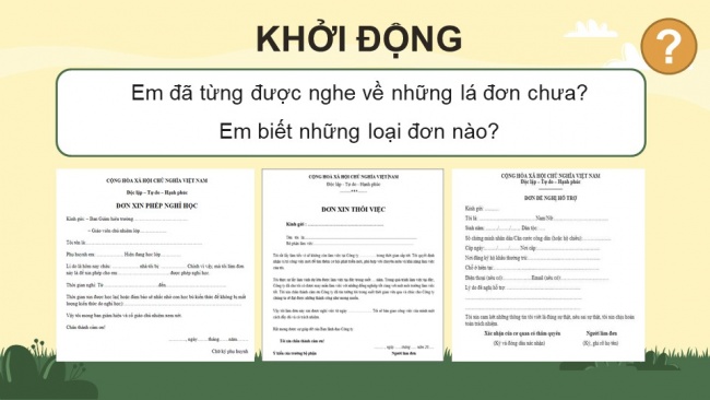 Soạn giáo án điện tử tiếng việt 4 KNTT Bài 23 Viết Tìm hiểu cách viết đơn