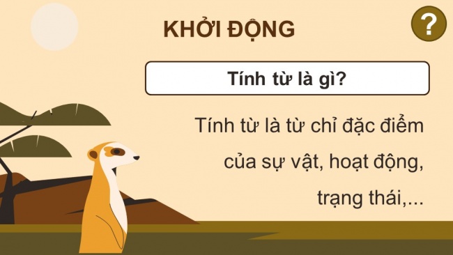 Soạn giáo án điện tử tiếng việt 4 KNTT Bài 25 Luyện từ và câu Luyện tập về tính từ