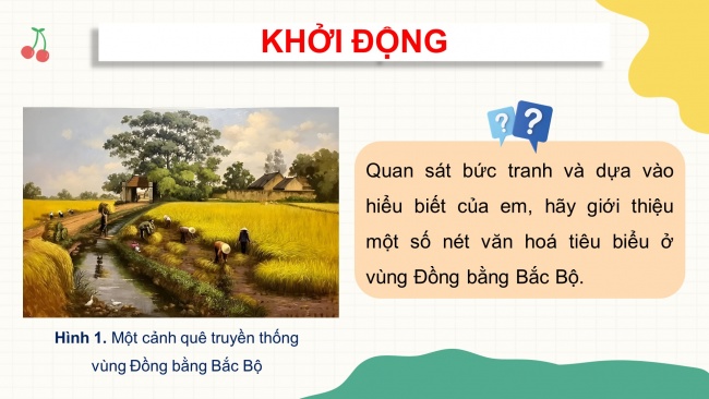 Soạn giáo án điện tử lịch sử và địa lí 4 KNTT bài 10: Một số nét văn hóa ở vùng Đồng bằng Bắc Bộ