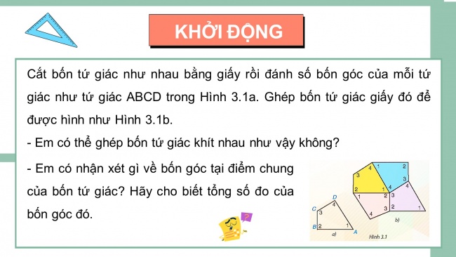 Soạn giáo án điện tử Toán 8 KNTT Bài 10: Tứ giác