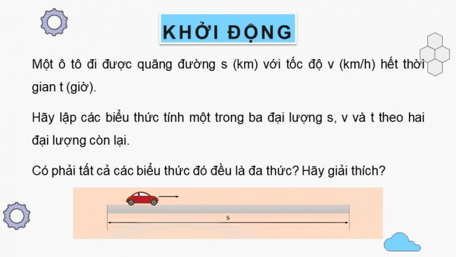 Soạn giáo án điện tử Toán 8 CTST Chương 1 Bài 5: Phân thức đại số