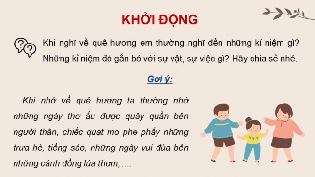 Soạn giáo án điện tử Ngữ văn 8 CTST Bài 1 Đọc 4: Chái bếp