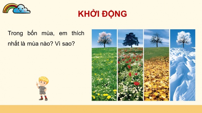 Soạn giáo án điện tử Ngữ văn 8 CTST Bài 2 Đọc 3: Mưa xuân II