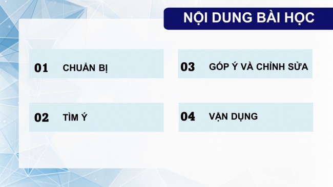 Soạn giáo án điện tử tiếng việt 4 KNTT Bài 3 Viết: Tìm ý cho đoạn văn nêu ý kiến