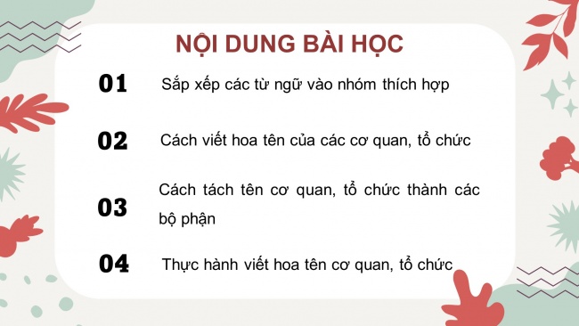 Soạn giáo án điện tử tiếng việt 4 KNTT Bài 7 Luyện từ và câu: Quy tắc viết tên cơ quan, tổ chức