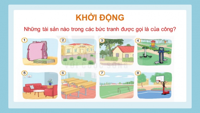 Soạn giáo án điện tử đạo đức 4 KNTT Bài 5: Bảo vệ của công