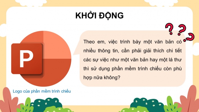 Soạn giáo án điện tử tin học 4 KNTT bài 10: Phần mềm soạn thảo văn bản 