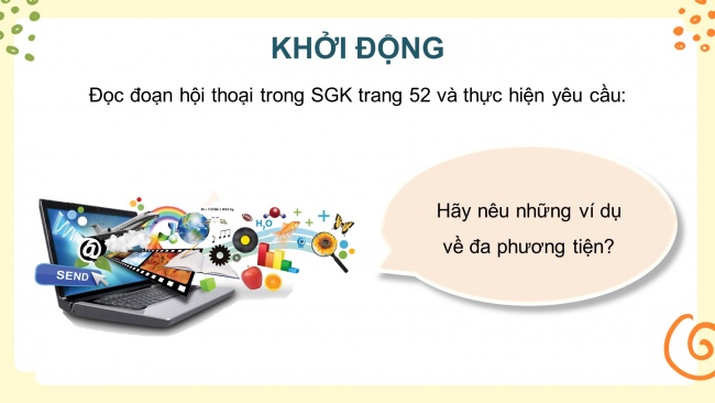 Soạn giáo án điện tử tin học 4 KNTT bài 12a: Thực hành đa phương tiện