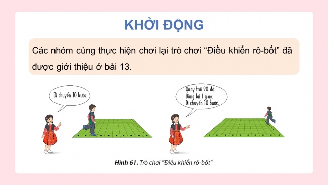 Soạn giáo án điện tử tin học 4 KNTT bài 14: Khám phá môi trường lập trình trực quan