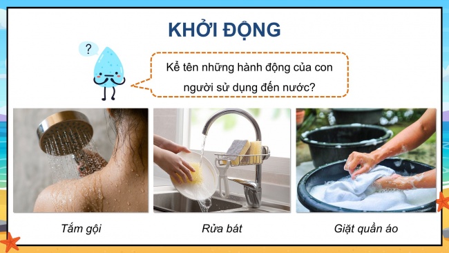 Soạn giáo án điện tử khoa học 4 KNTT Bài 1: Tính chất của nước và nước với cuộc sống