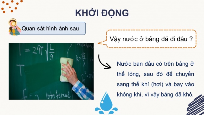 Soạn giáo án điện tử khoa học 4 KNTT Bài 2: Sự chuyển thể của nước và vòng tuần hoàn của nước trong tự nhiên