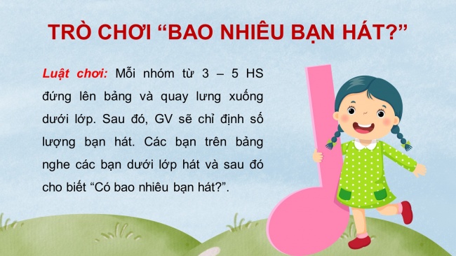 Soạn giáo án điện tử âm nhạc 4 KNTT Tiết 3: Ôn bài hát: Chuông gió leng keng; Thường thức âm nhạc: Hình thức biểu diễn trong ca hát