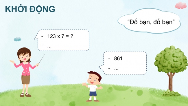 Soạn giáo án điện tử toán 4 CTST Bài 3: Ôn tập phép nhân, phép chia