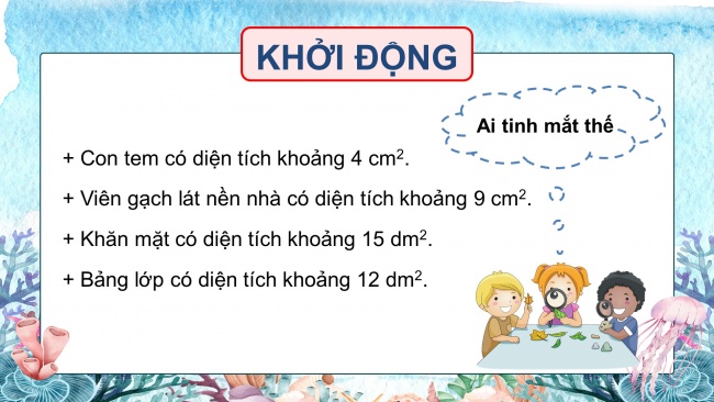 Soạn giáo án điện tử toán 4 CTST Bài 21: Mét vuông