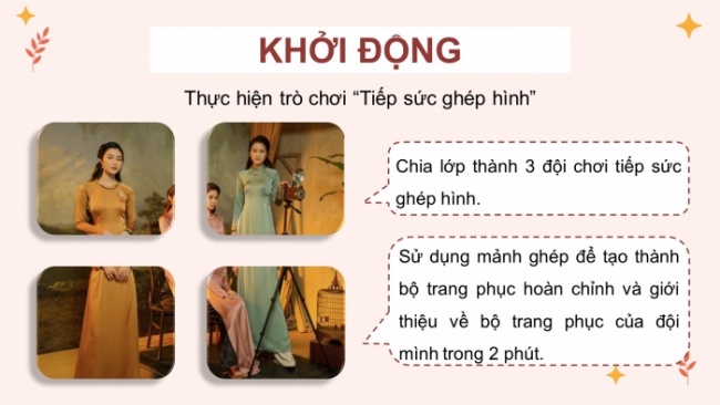 Soạn giáo án điện tử Mĩ thuật 8 CD Bài 2: Thời trang áo dài Việt Nam