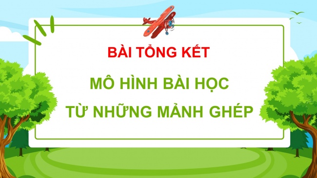 Soạn giáo án điện tử mĩ thuật 4 CTST bản 1 Bài tổng kết: Mô hình bài học từ những mảnh ghép