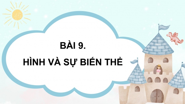 Soạn giáo án điện tử mĩ thuật 4 CTST bản 2 Bài 9: Hình và sự biến thể