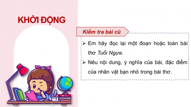 Soạn giáo án điện tử tiếng việt 4 cánh diều Bài 1 Đọc 2: Cái răng khểnh