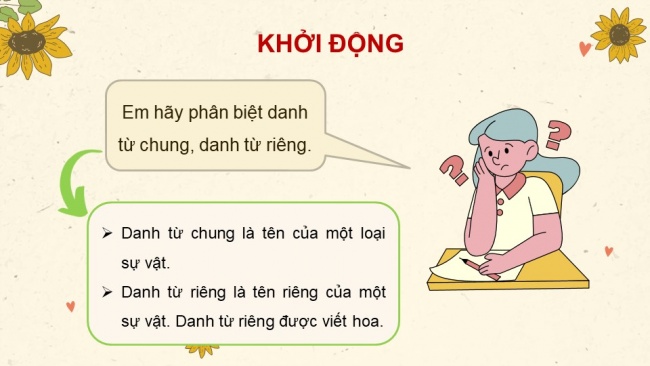 Soạn giáo án điện tử tiếng việt 4 cánh diều Bài 2 Luyện từ và câu 2: Luyện tập về danh từ